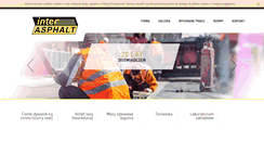 Desktop Screenshot of interasphalt.pl