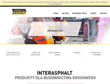 Tablet Screenshot of interasphalt.pl